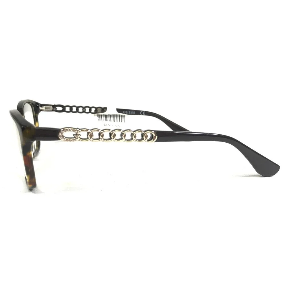 Guess Eyeglasses Frames GU2661-S 052 Brown Tortoise Gold Crystals 51-17-140